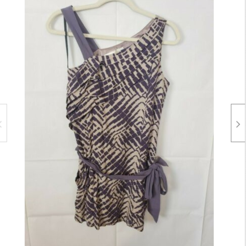 Lush One Sleeve Ruffle Dress